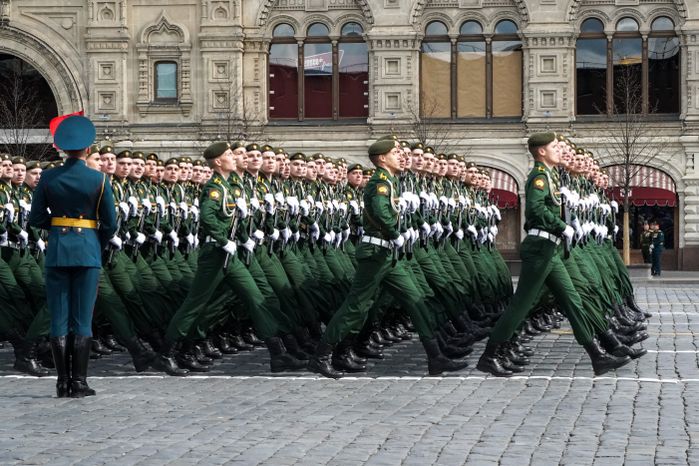 Генеральная репетиция парада Победы в Москве в 2021 году