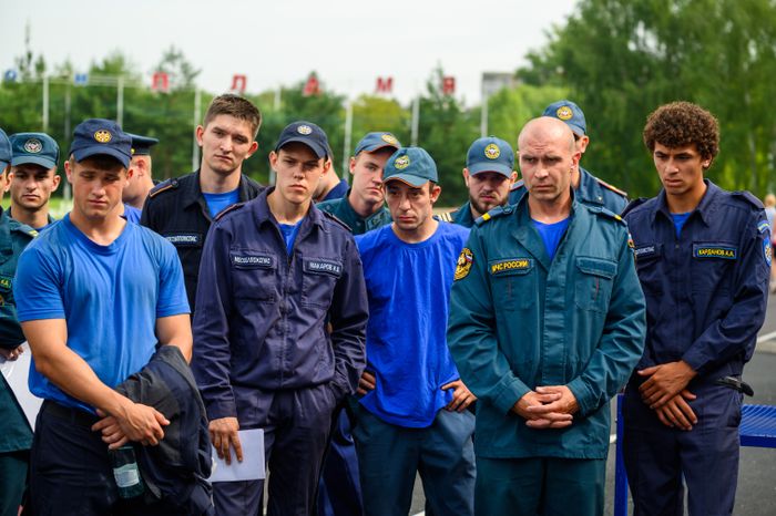 Конкурс профмастерства среди пожарных и начальников караулов МЧС и Мособлпожспаса в Подольске
