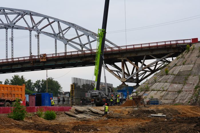 Строительство нового Рогачевского моста в Дмитровском округе