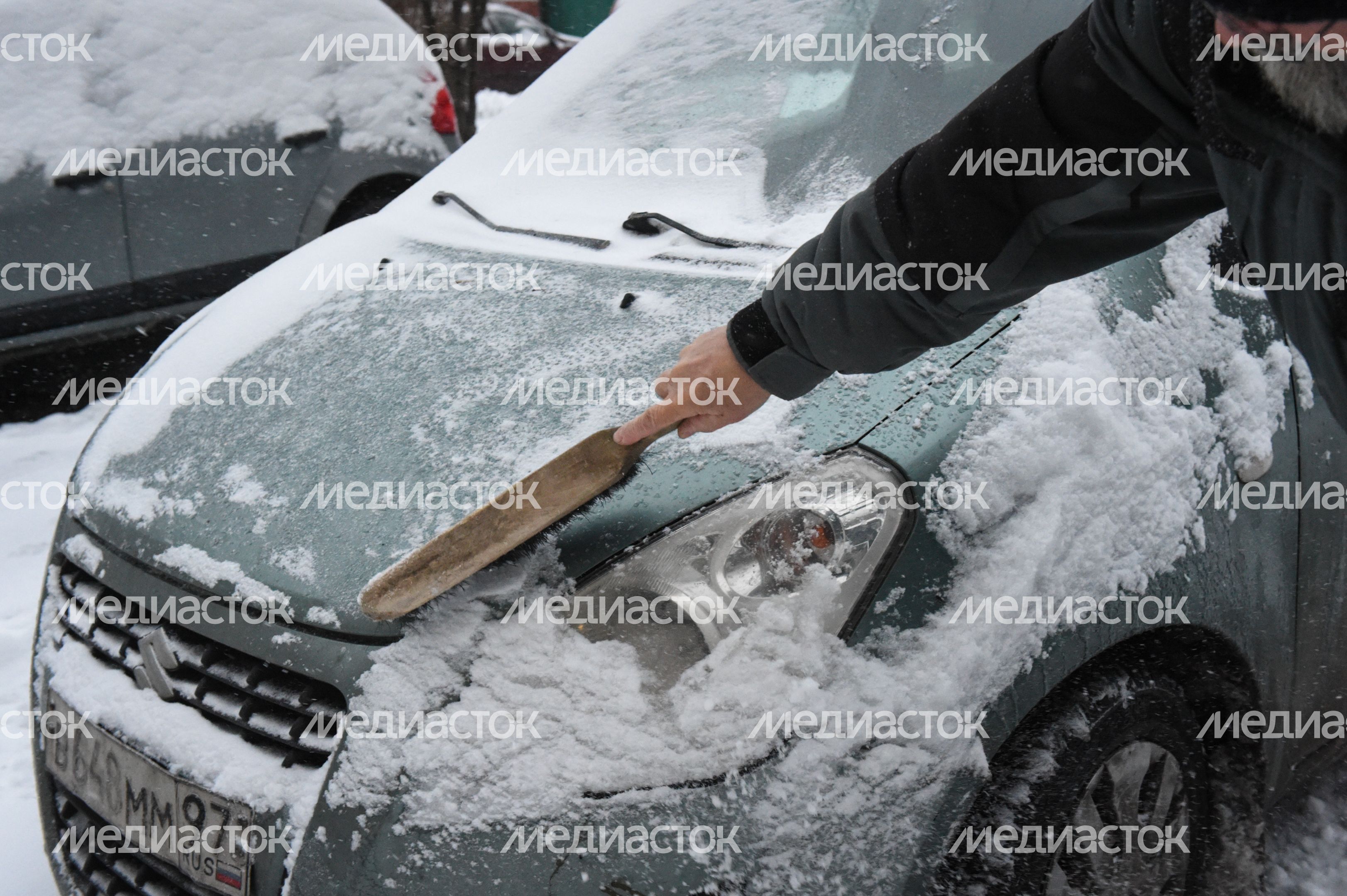 Снегопад в Москве