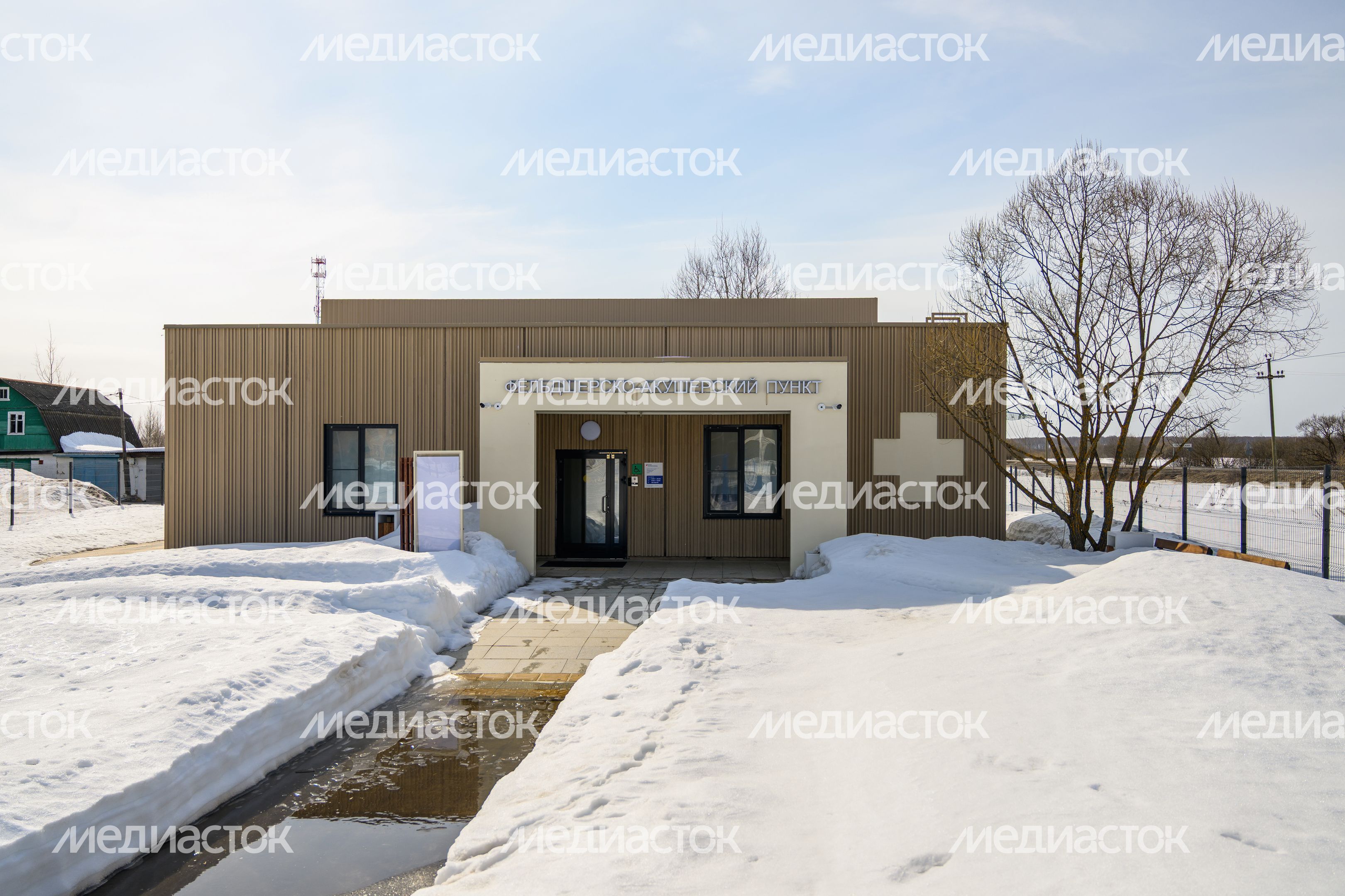 Новый фельдшерско-акушерский пункт в деревне Поповская округа Егорьевск Новый фельдшерско-акушерский пункт в деревне Поповская округа Егорьевск