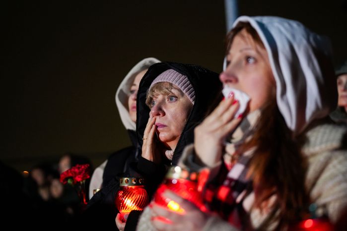 Акция памяти «Журавли» прошла на девятый день после теракта в "Крокус Сити Холле"