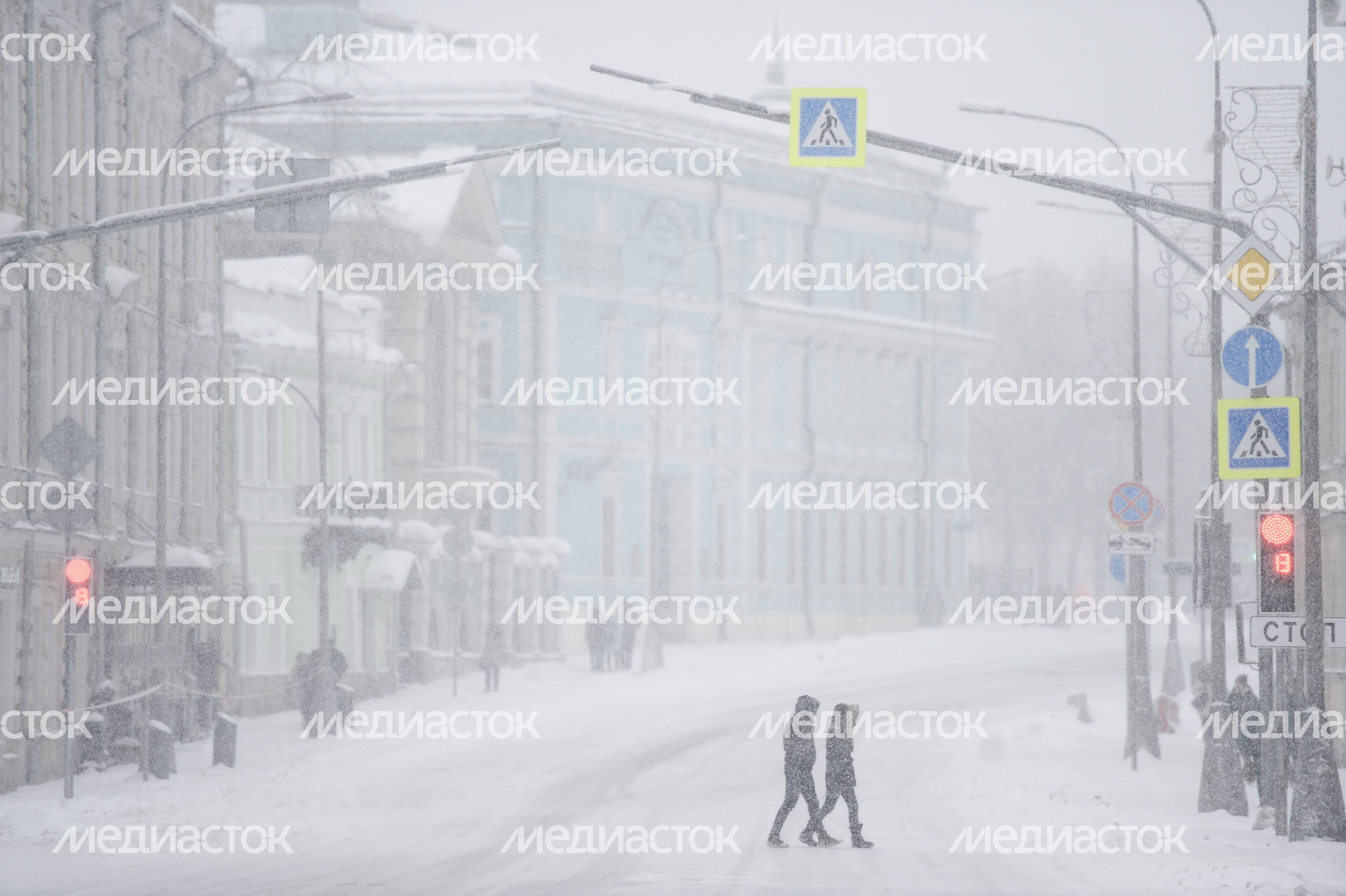 Рекордный снегопад в Москве и Подмосковье