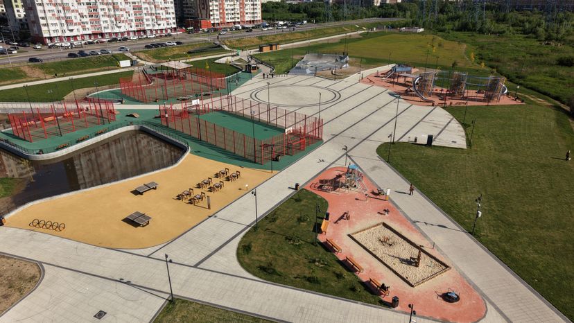 Благоустройство парка "Дружба" в Люберцах