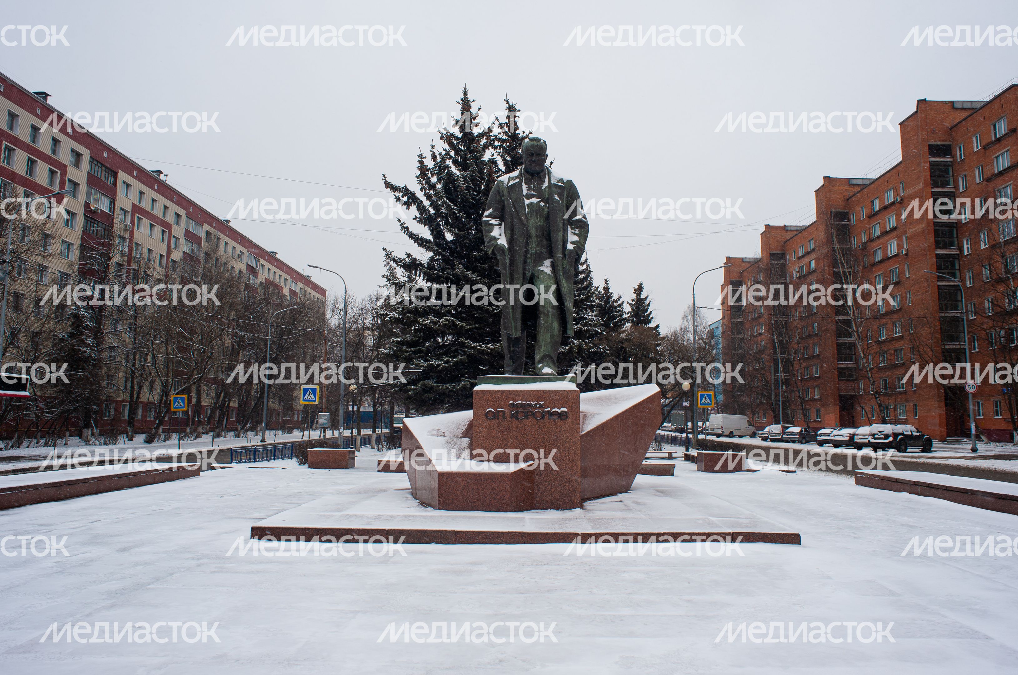 Зимние виды города Королёв