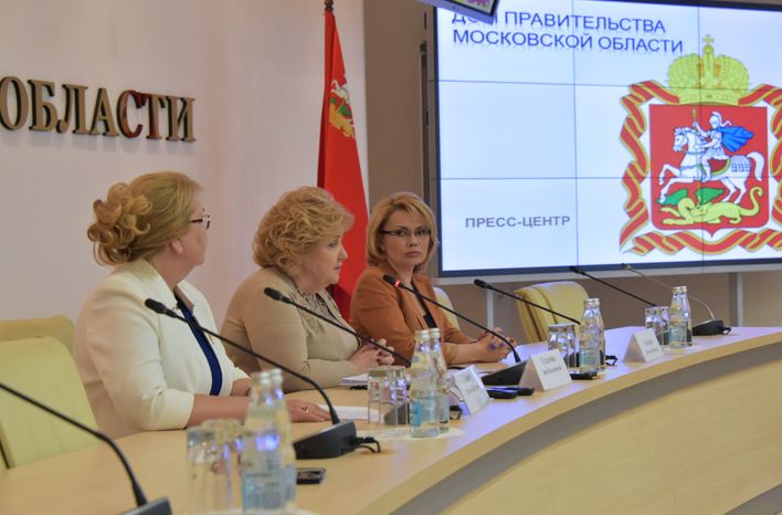 Пресс-конференция Нины Суслоновой в Доме Правительства МО