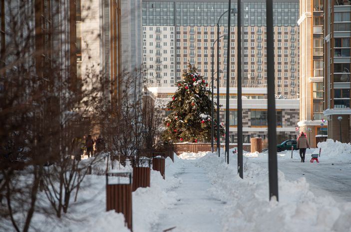 Зима в Москве