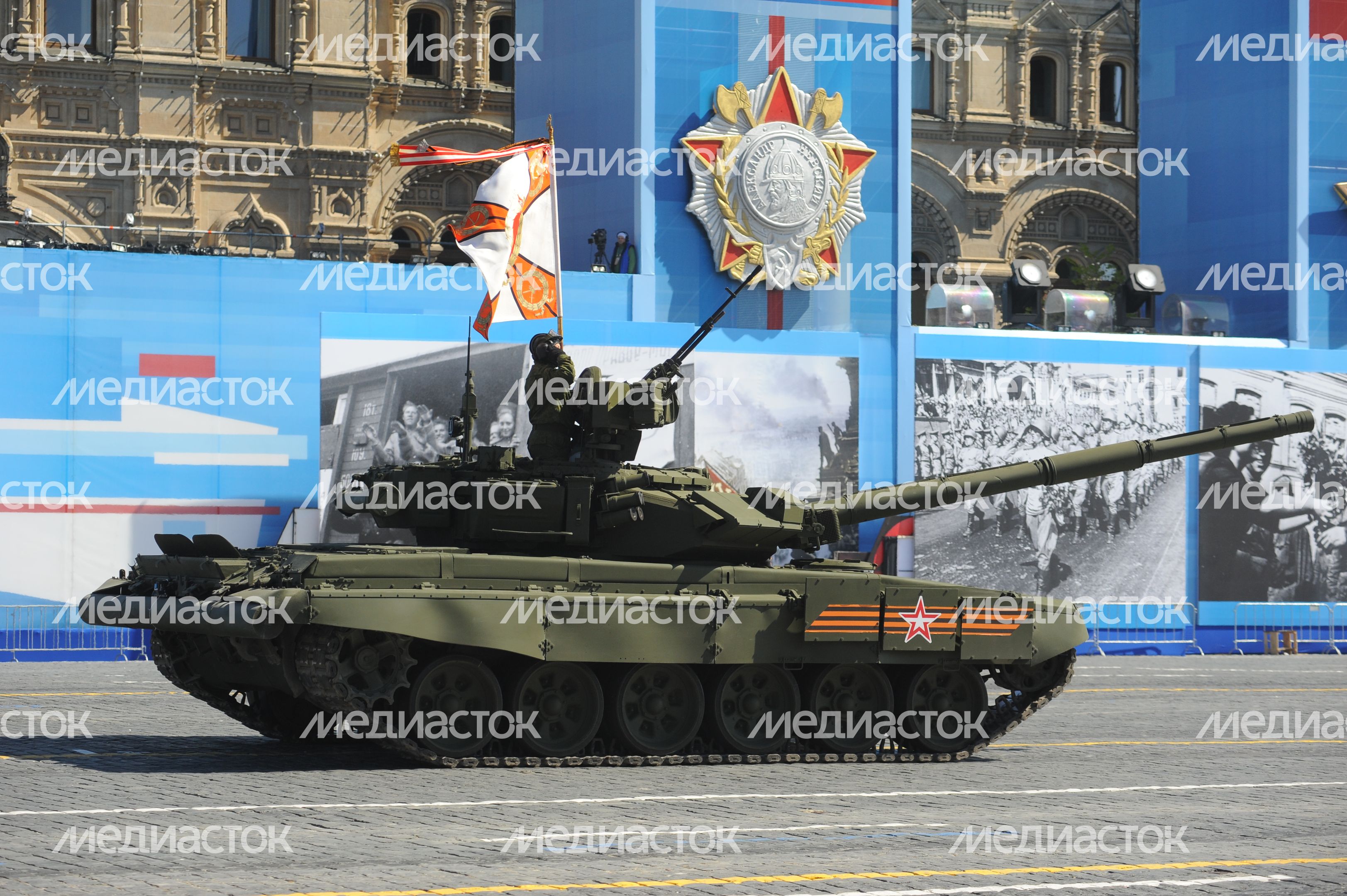 Генеральная репетиция парада Победы на Красной площади