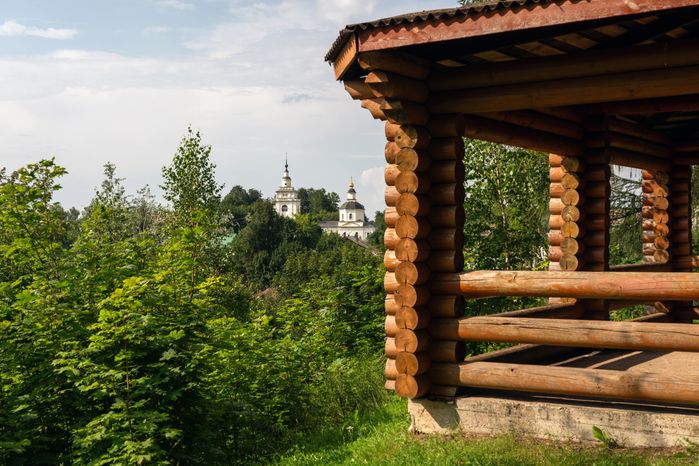 Парк культуры и отдыха "Городок" в Рузе. Лето