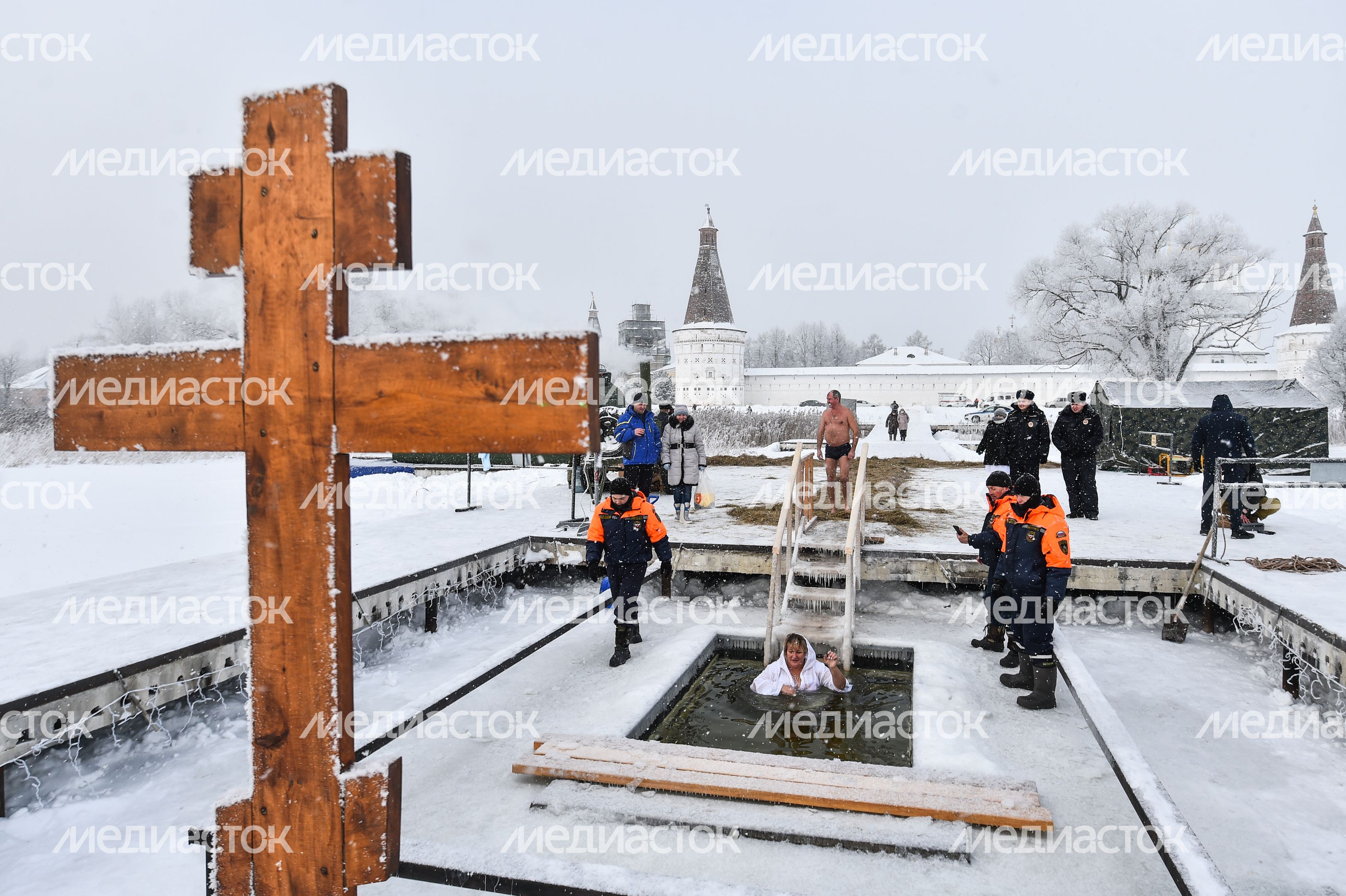 Крещенские купания в Подмосковье