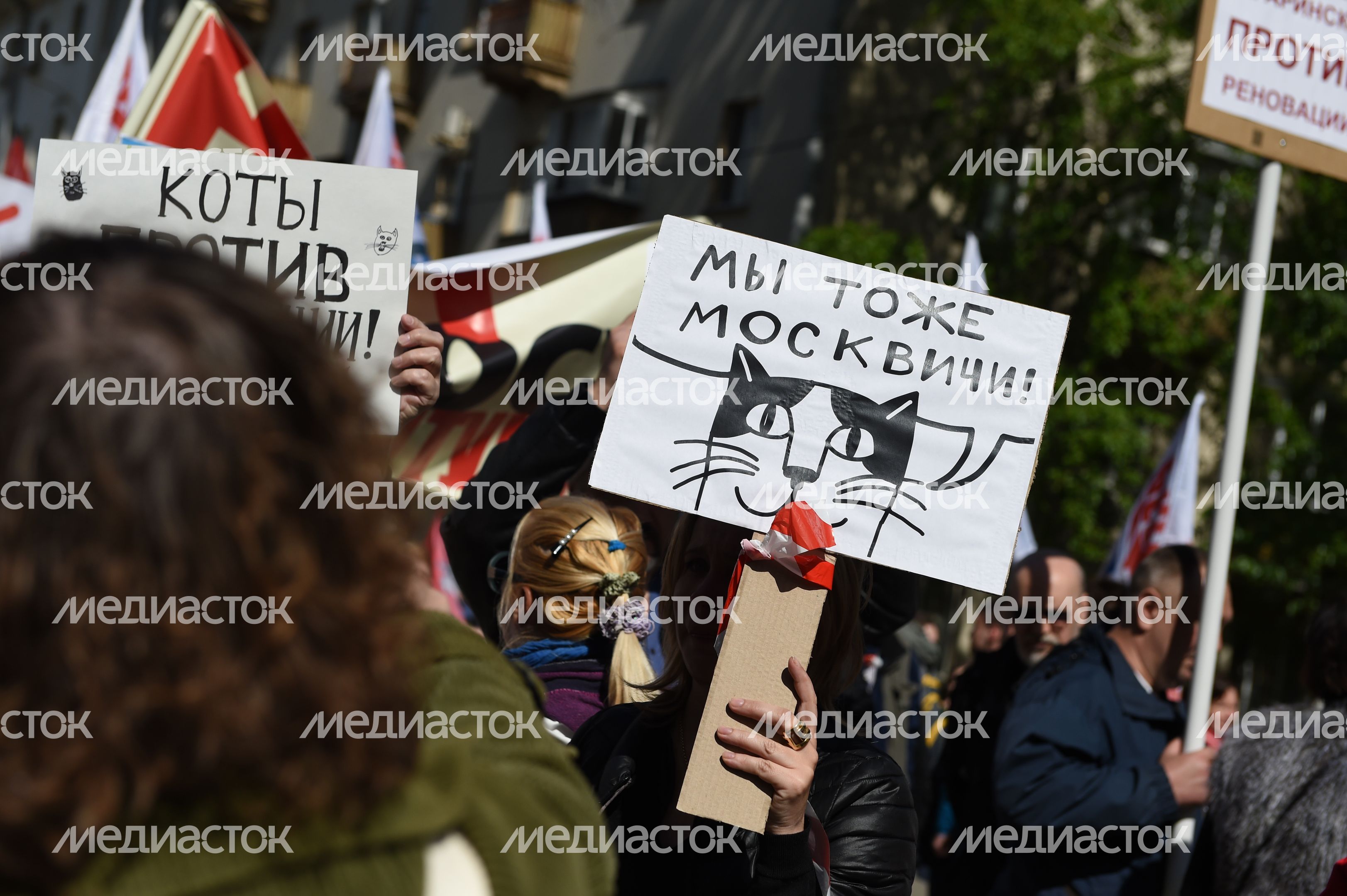 Митинг против программы реновации стартовал в Москве