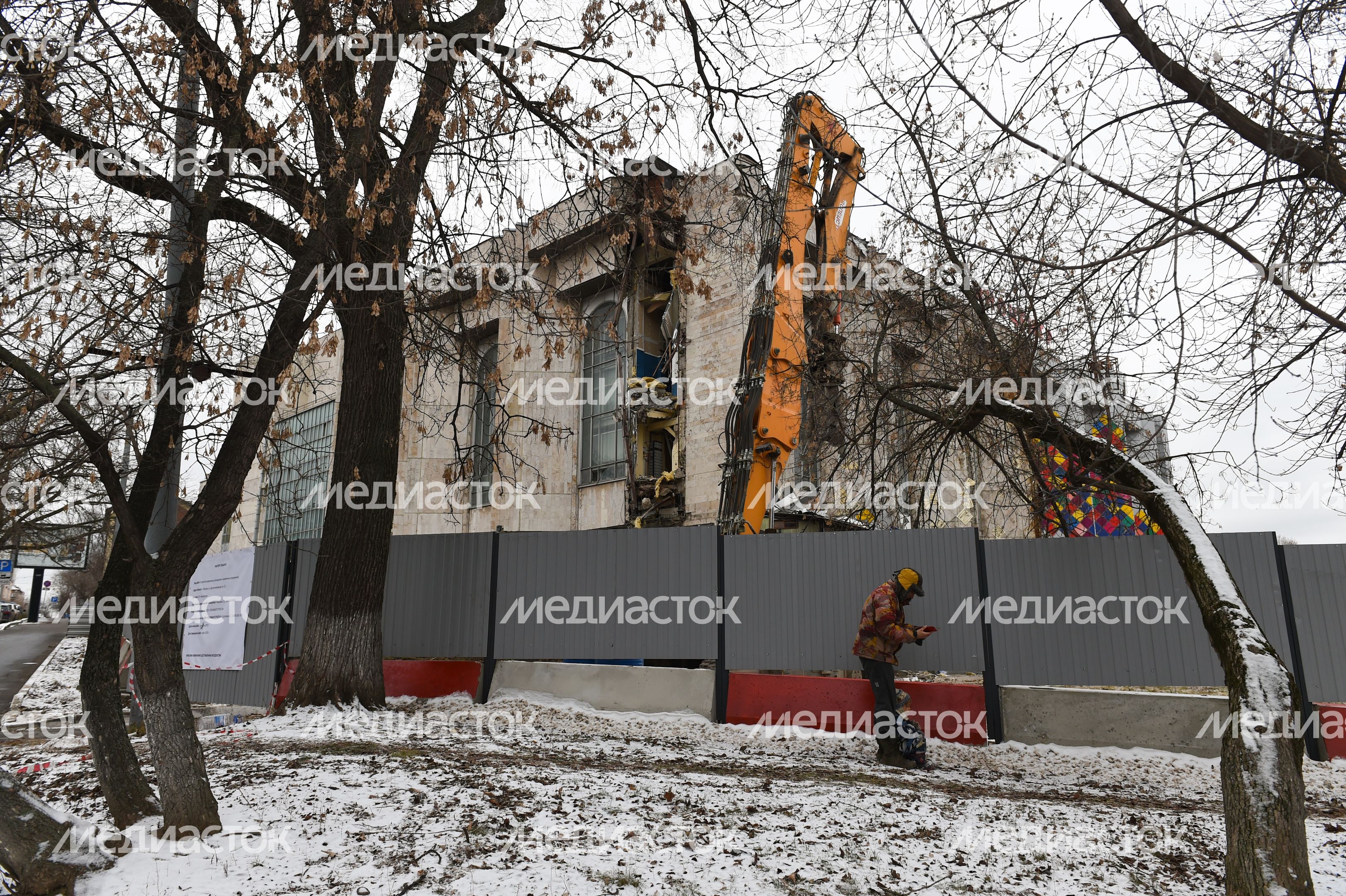 Снос кинотеатра «Соловей» в Москве