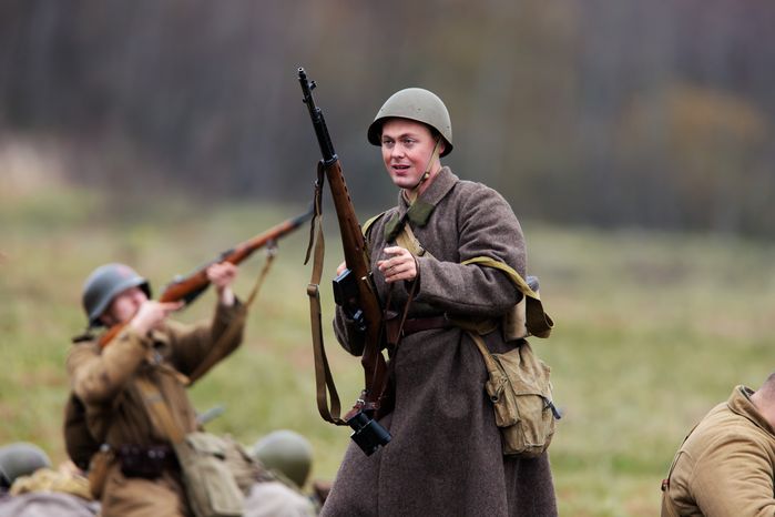 Военно-исторический фестиваль «Москва за нами. 1941 год» на Бородинском поле