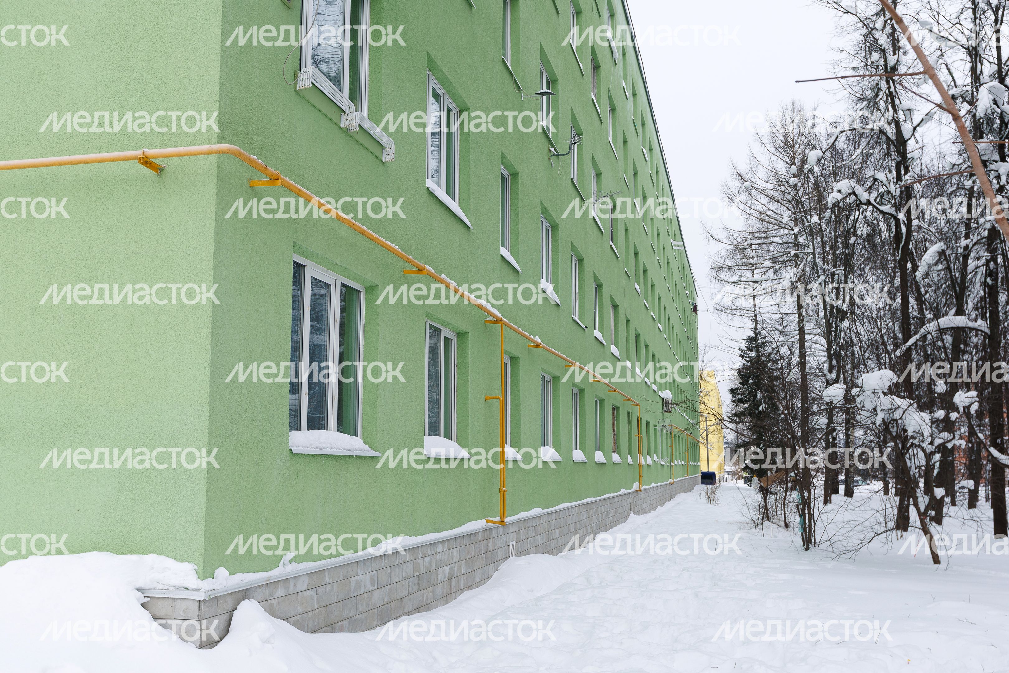 Многоквартирный дом №4 на улице Центральной в деревне Ложки после капремонта в округе Солнечногорск Многоквартирный дом №4 на улице Центральной в деревне Ложки после капремонта в округе Солнечногорск