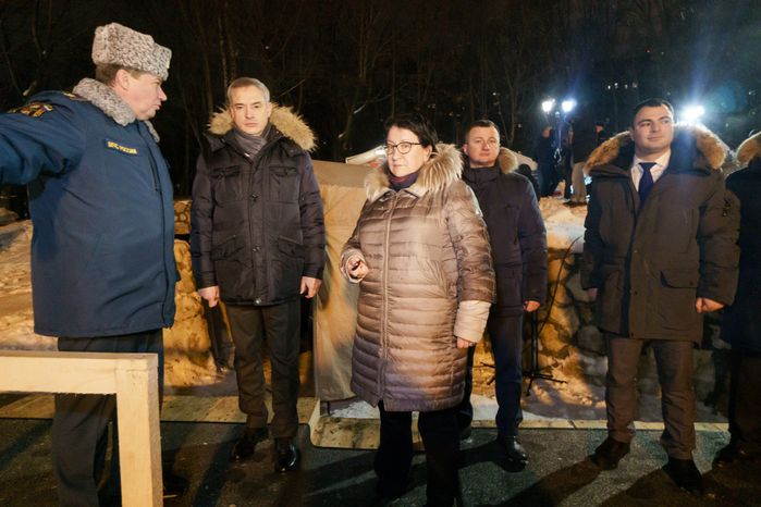 Проверка готовности купели на Ивановских прудах к крещенским купаниям