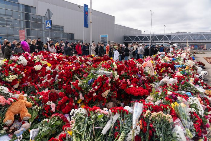 Мемориал памяти погибших в «Крокус Сити Холле» в Красногорске