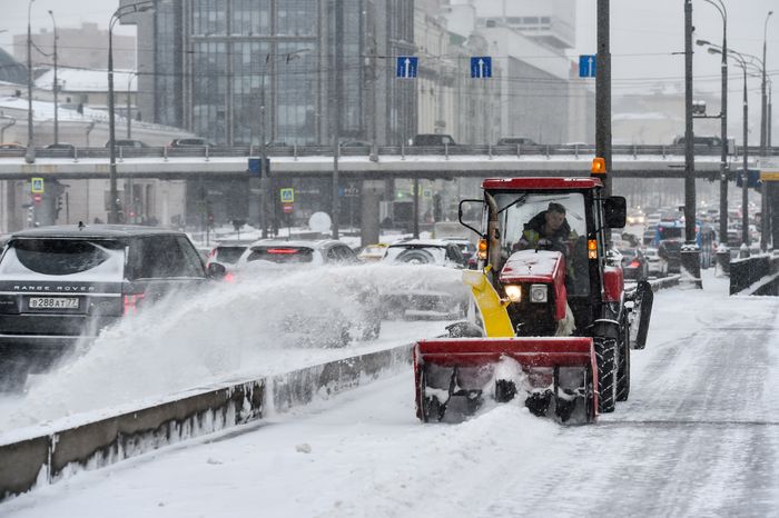 Снегопад в Москве