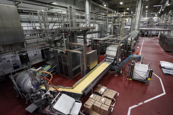 Производство чипсов Lay’s на заводе PepsiCo в Кашире