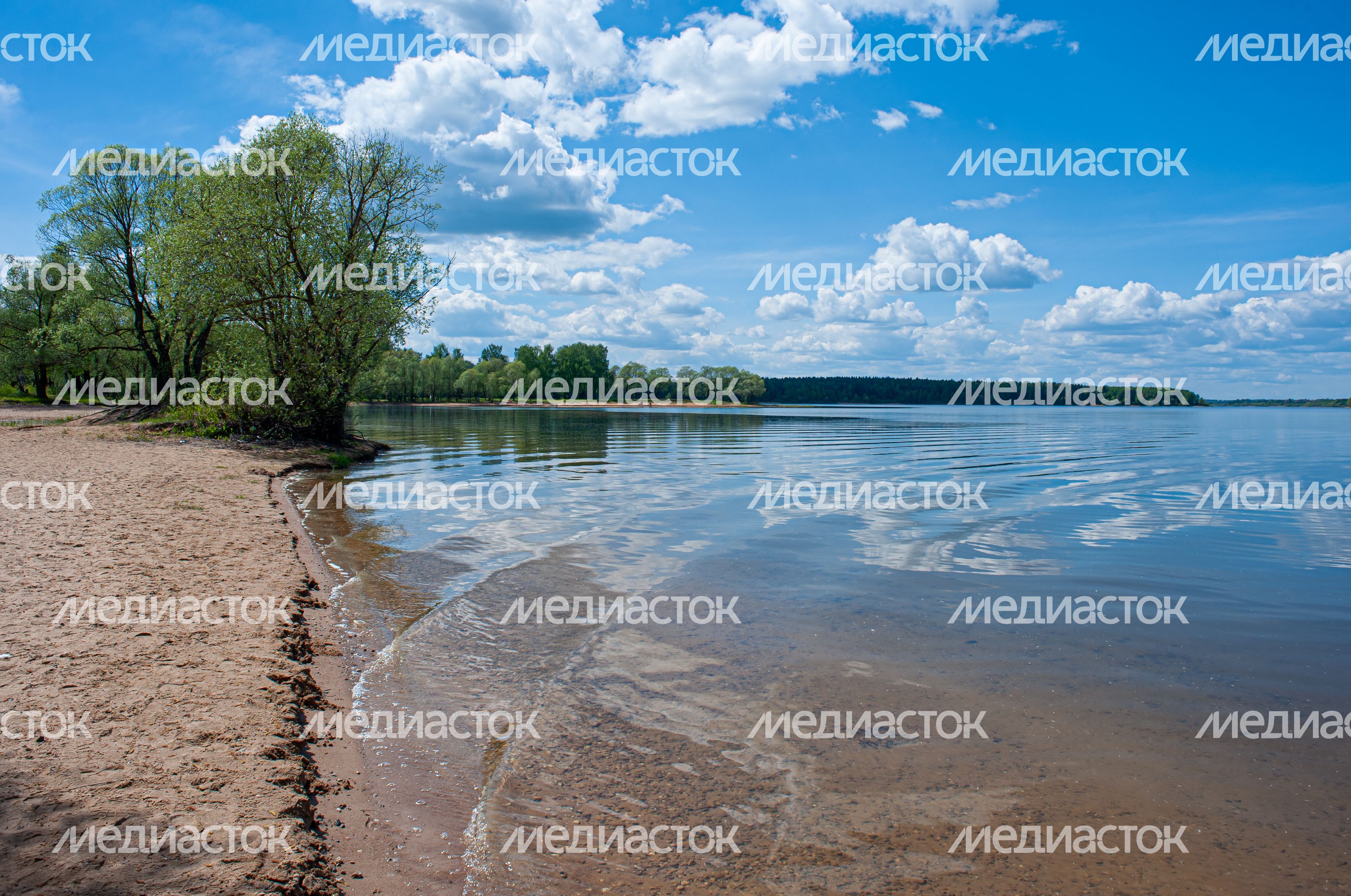 Весенние виды города Руза