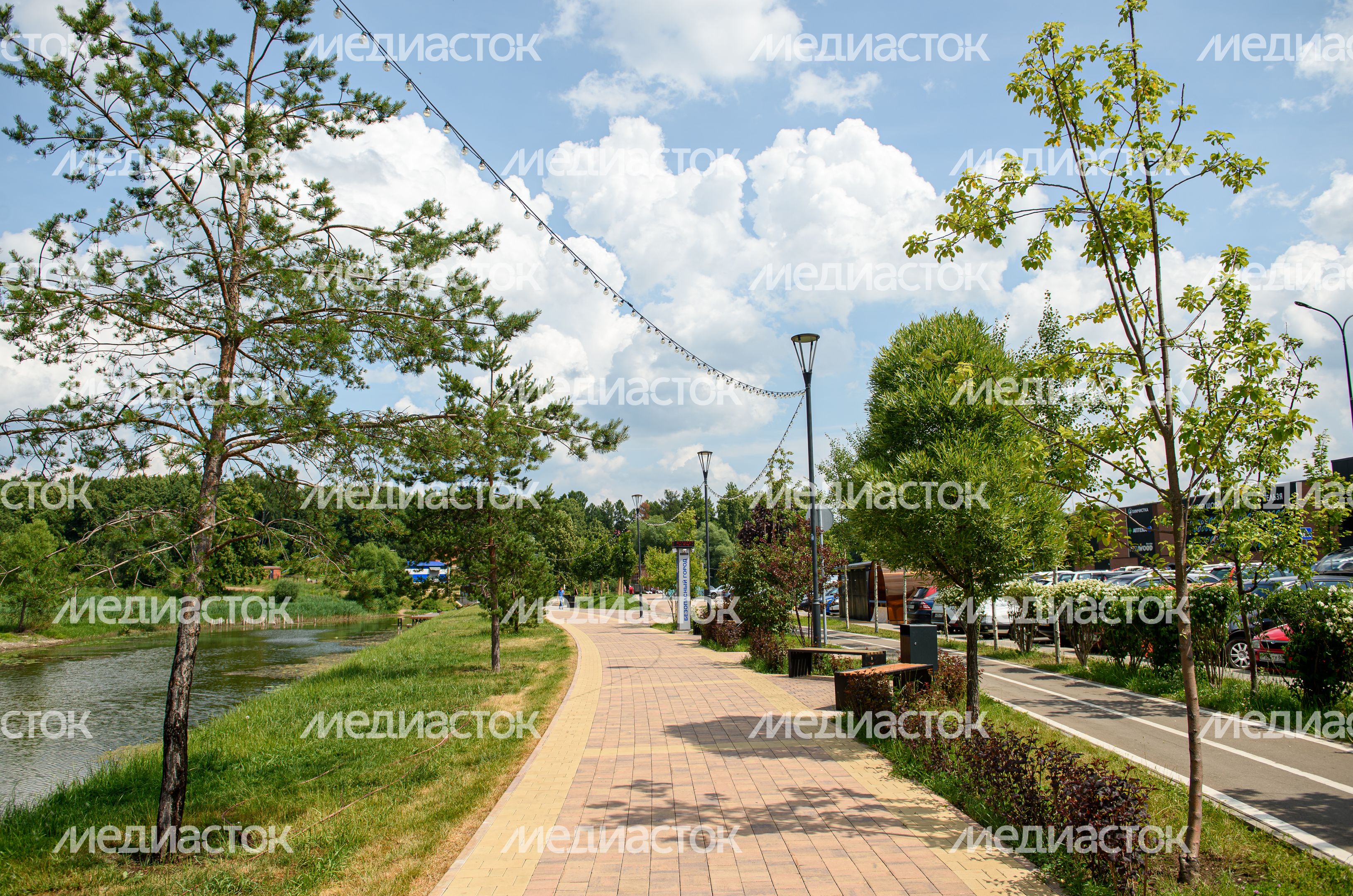 Летние виды города Наро-Фоминск