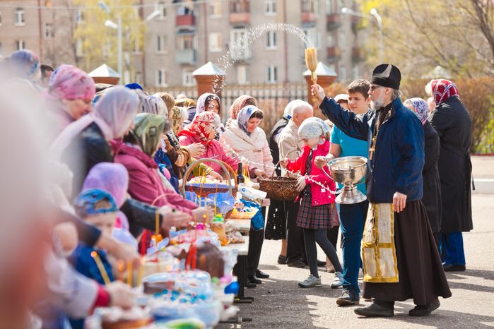 Празднование Пасхи в Раменском