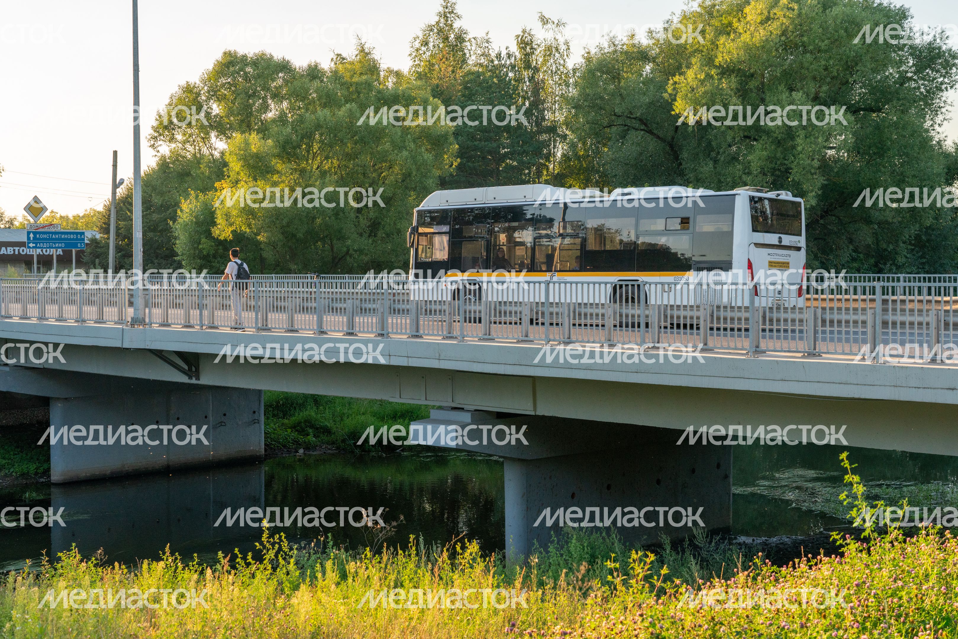 Племхозский мост через реку Рожайку в округе Домодедово Племхозский мост через реку Рожайку в округе Домодедово