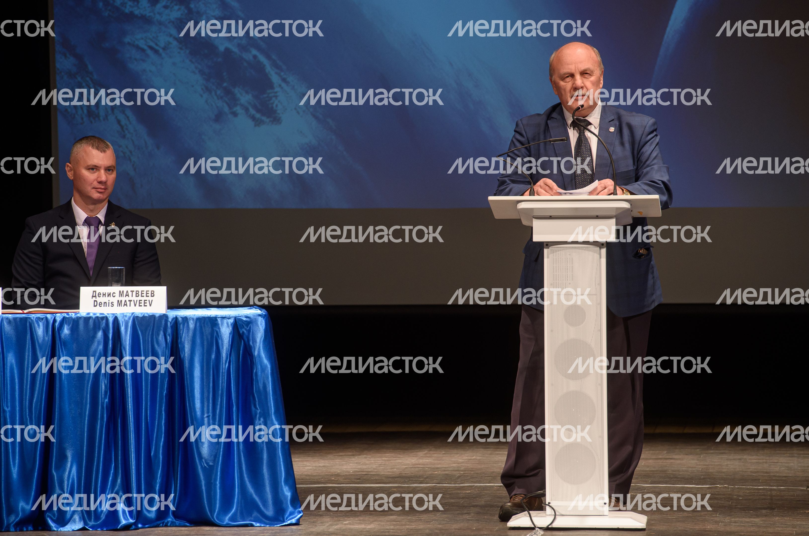 Торжественная встреча космонавтов и астронавтов 67-й длительной экспедиции на МКС