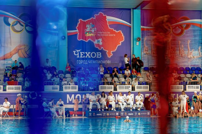 Соревнования по синхронному плаванию «Русская матрешка» в Чехове
