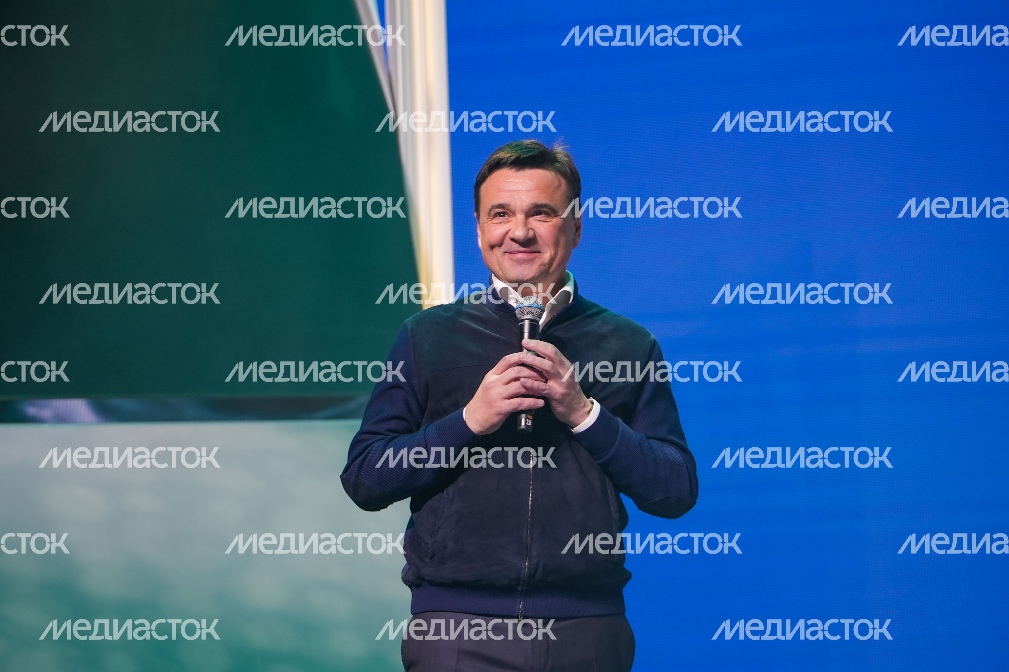 Андрей Воробьев на открытии Всероссийской олимпиады школьников Андрей Воробьев на открытии Всероссийской олимпиады школьников