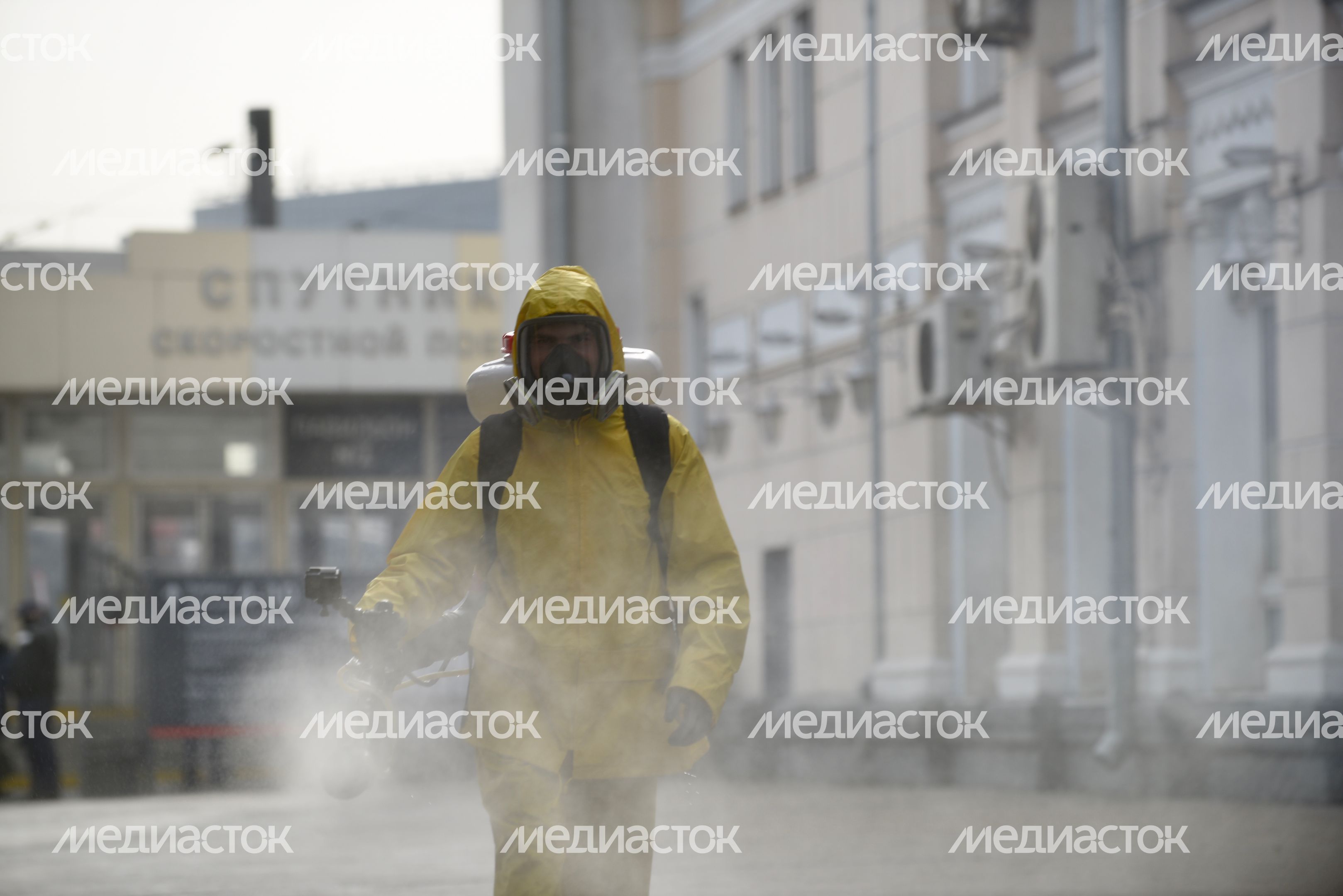 Дезинфекция Курского вокзала в Москве Дезинфекция Курского вокзала в Москве