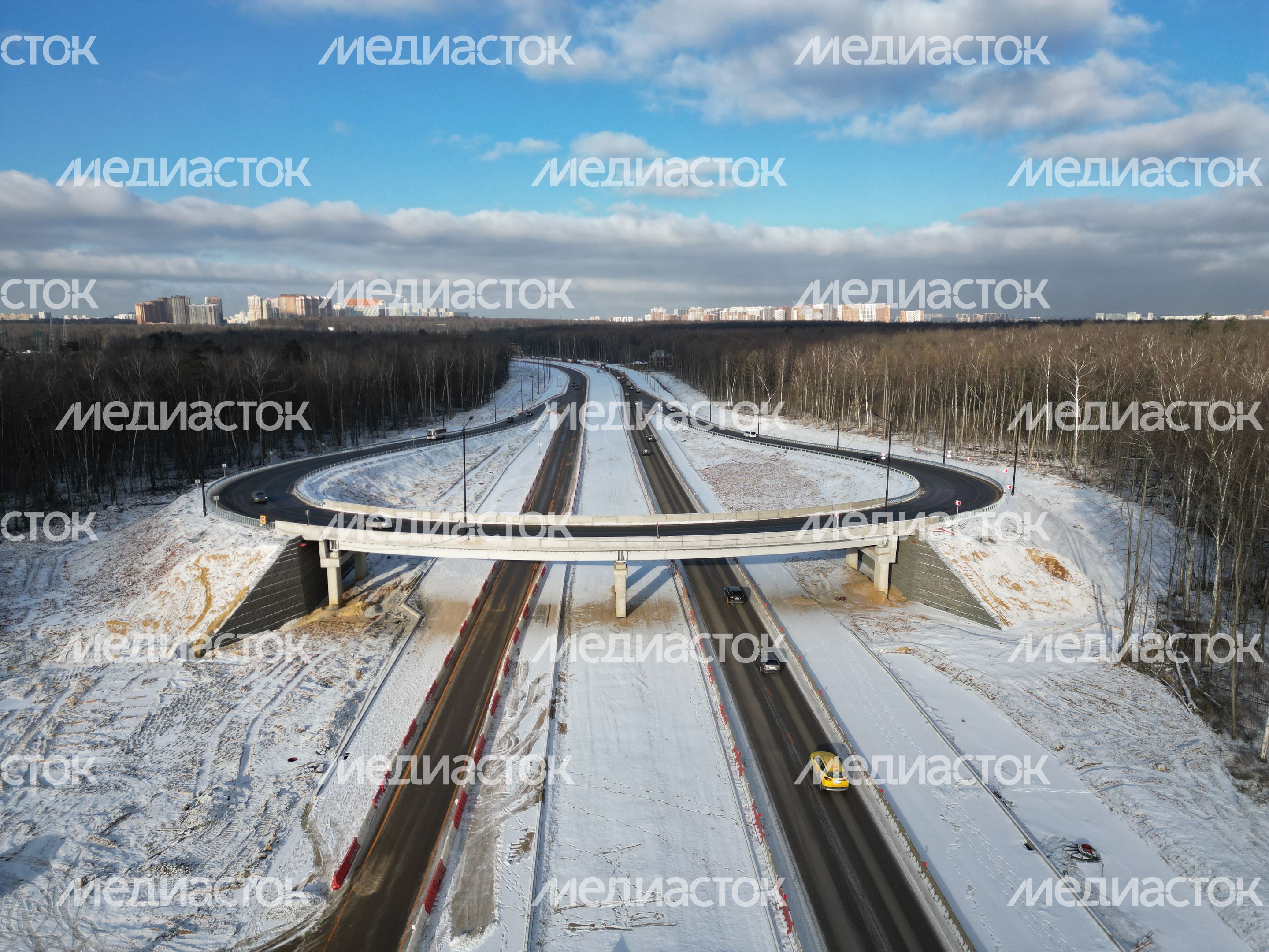 Первый участок Южно-Лыткаринской автомагистрали открыли в Ленинском округе Первый участок Южно-Лыткаринской автомагистрали открыли в Ленинском округе
