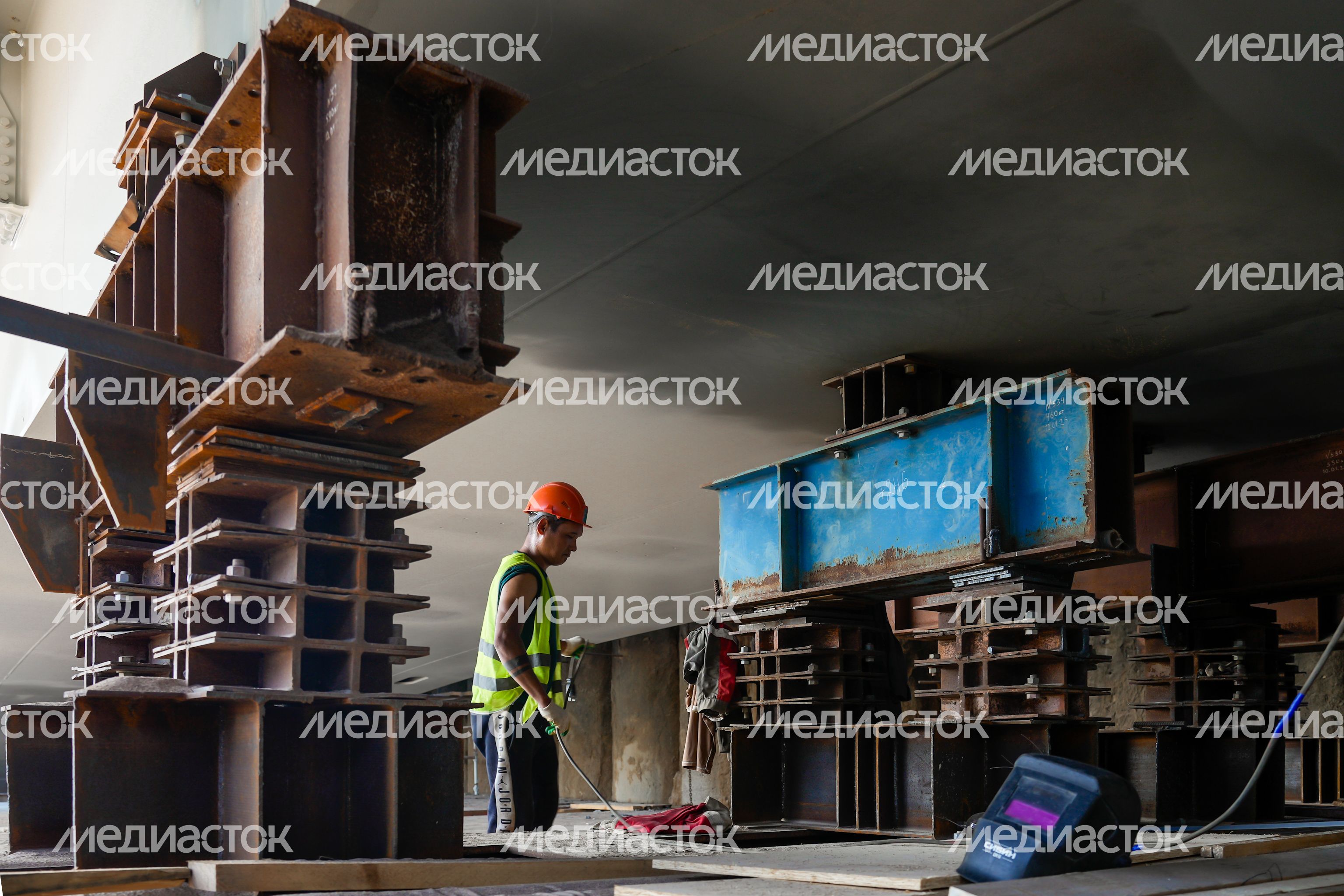 Возведение нового Рогачевского моста в Дмитрове