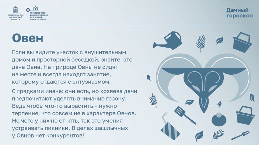 Дачный гороскоп