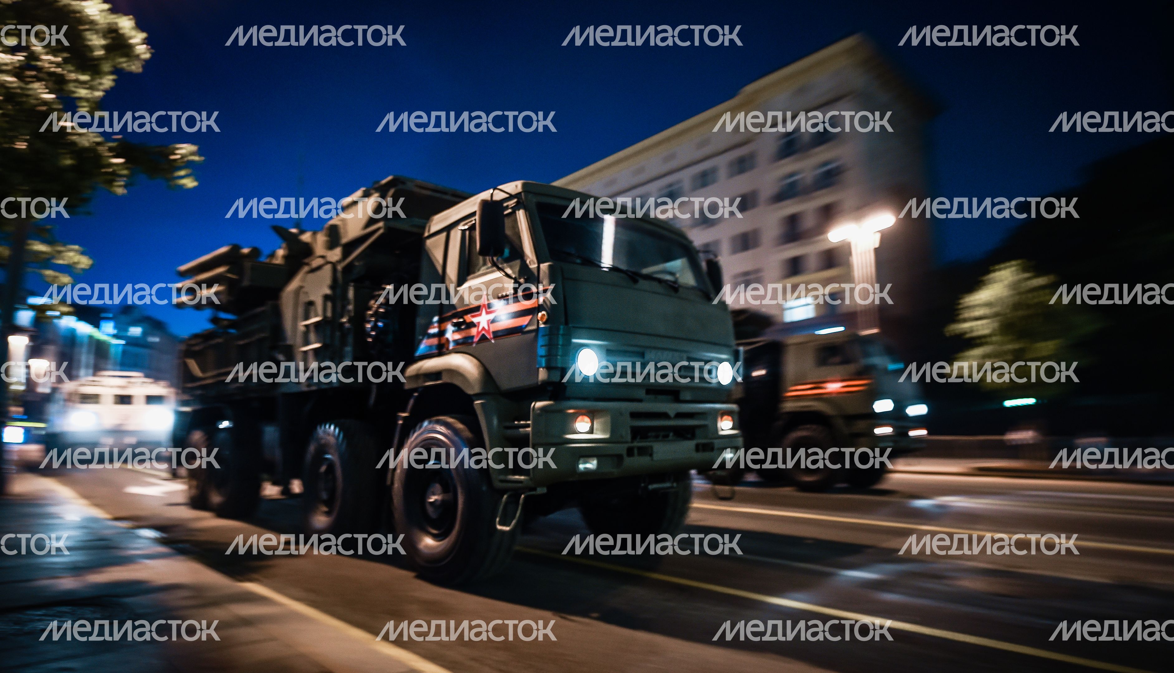 Вторая репетиция парада Победы в Москве