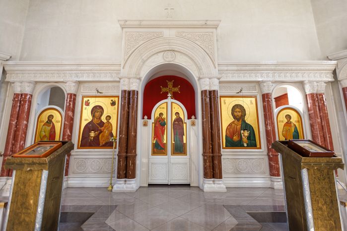 Церковь Успения Пресвятой Богородицы в поселке Челюскинский Пушкинского округа