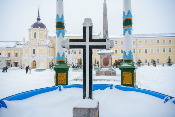 Сергиев Посад. Свято-Троицкая Сергиева лавра. Зима