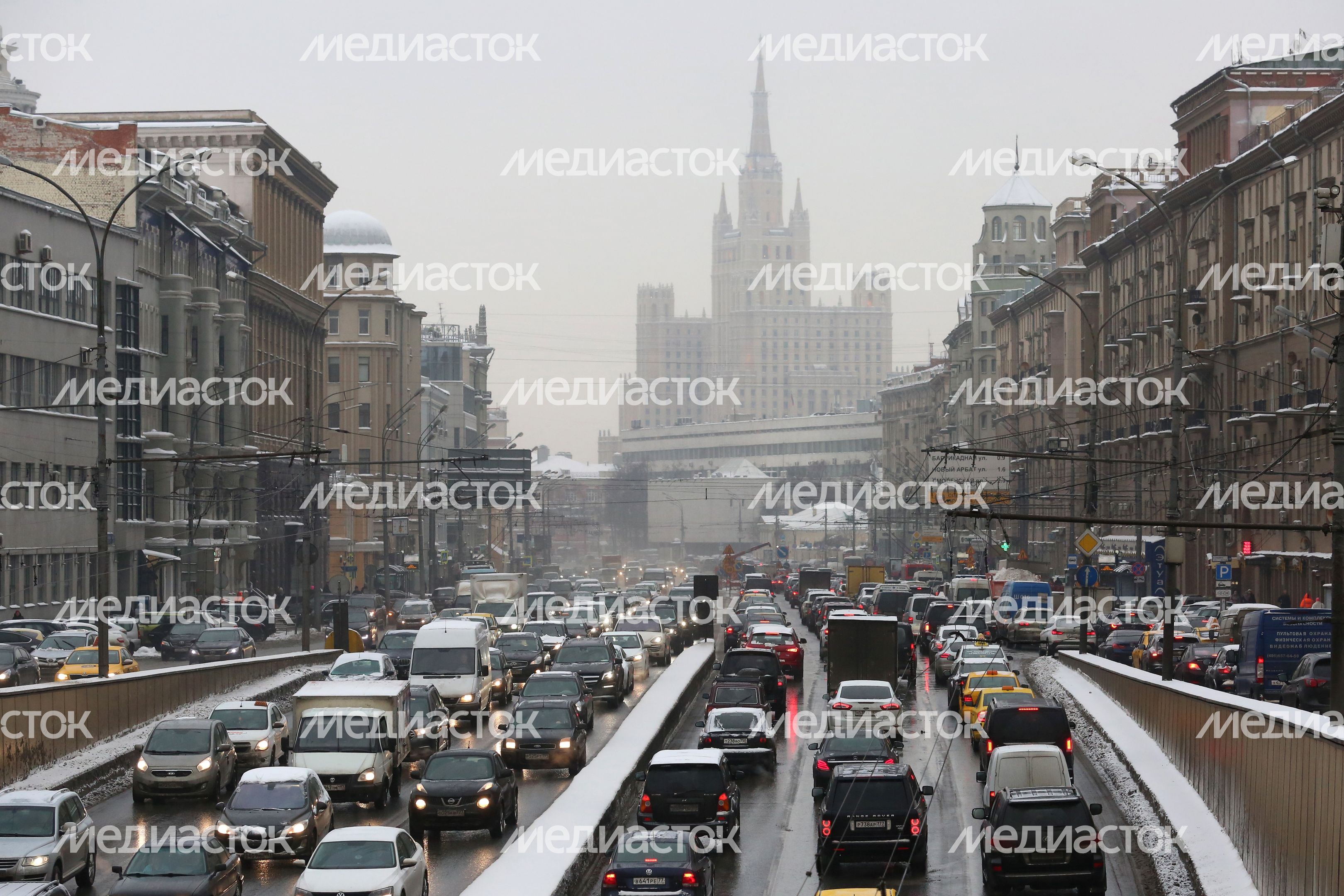Автомобильное движение в Москве Автомобильное движение в Москве