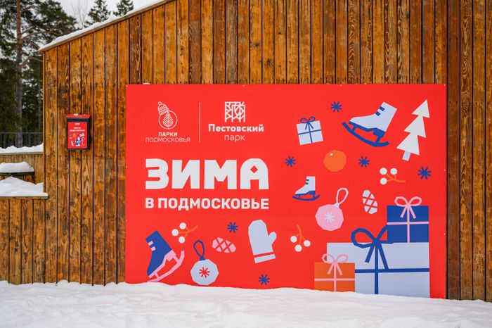 Зимний Пестовский парк в Балашихе