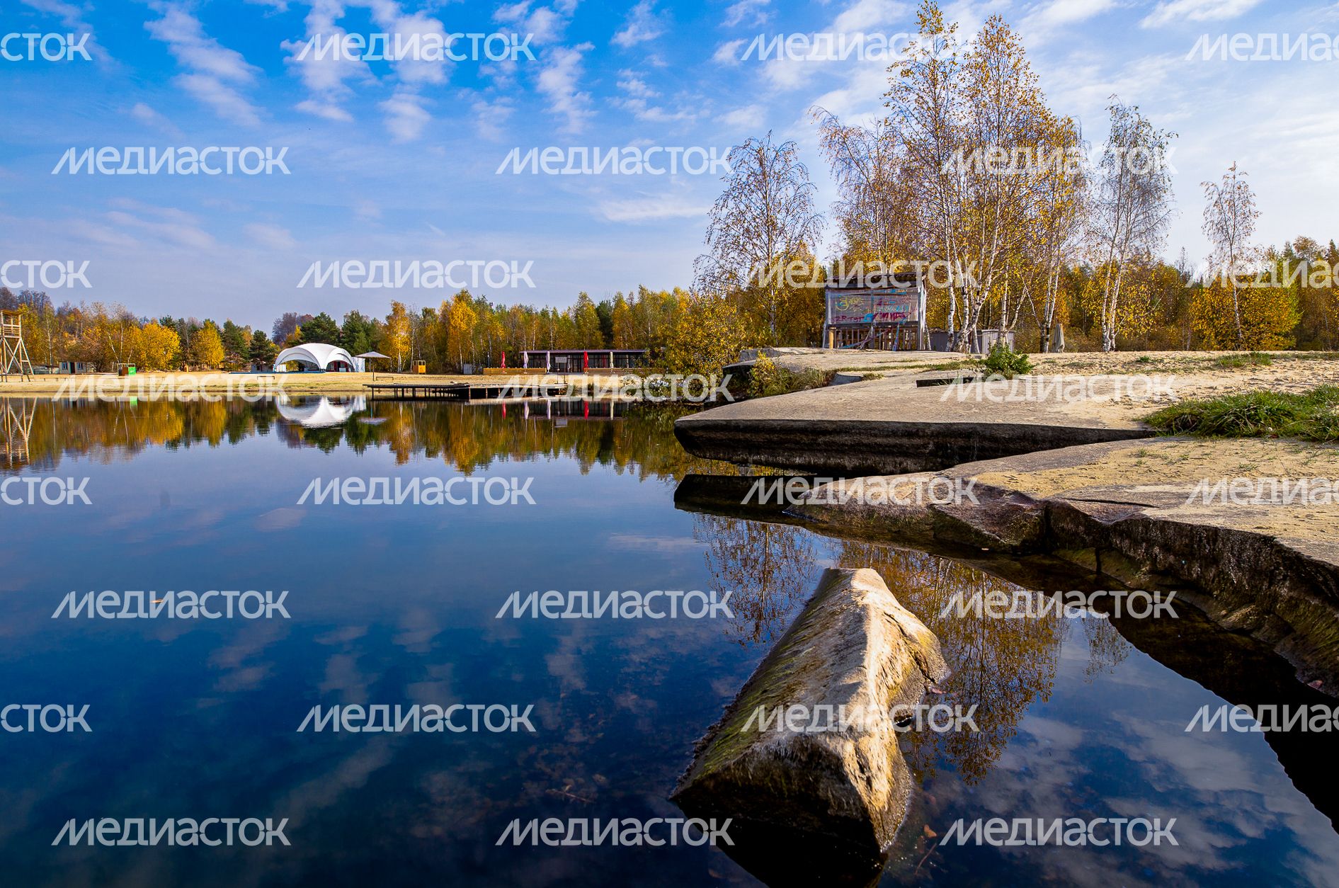 Осенние виды Волкушинского карьера