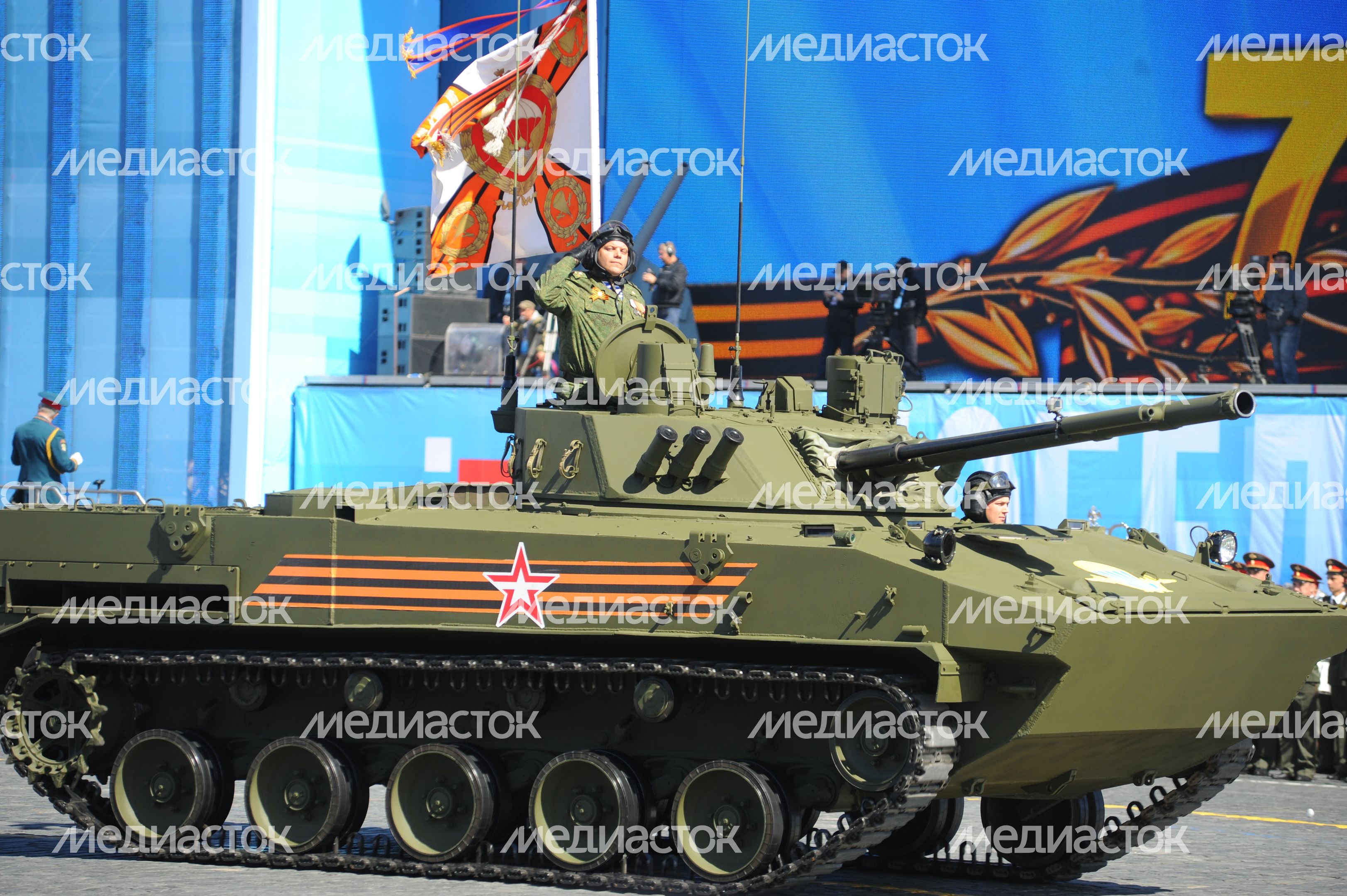Генеральная репетиция парада Победы на Красной площади