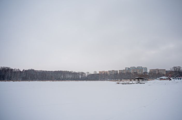 Зимние виды города Солнечногорск