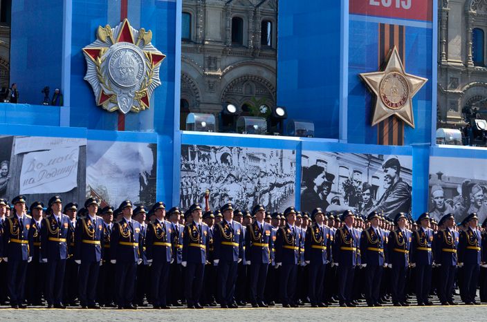 Генеральная репетиция парада Победы на Красной площади