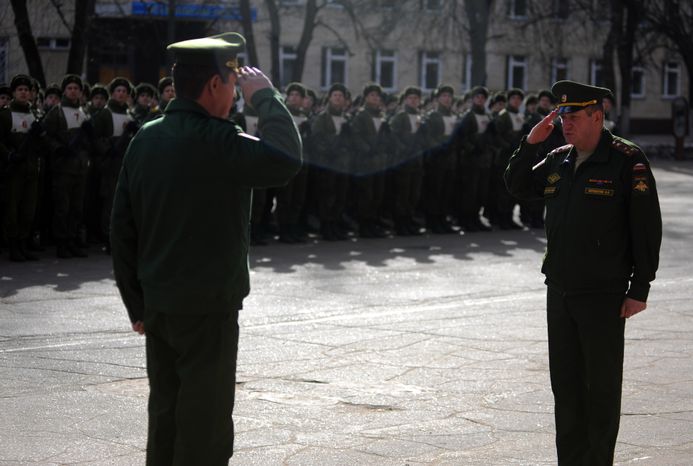 Репетиция парада Победы в Серпухове