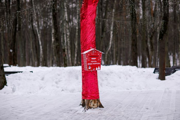 Красногорский городской парк зимой