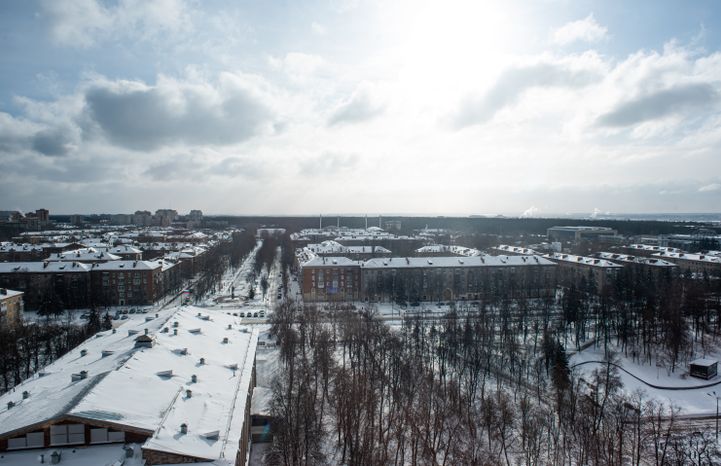 Зимние виды города Жуковский