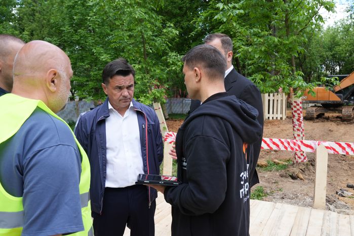 Андрей Воробьев проверил модернизацию объектов ЖКХ в м.о. Чехов