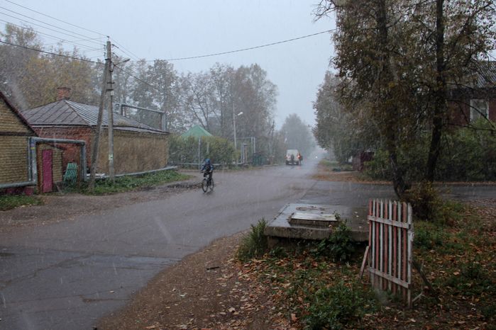 Первый снег в Талдоме
