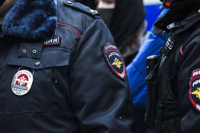 Охрана общественного порядка сотрудниками полиции в Москве