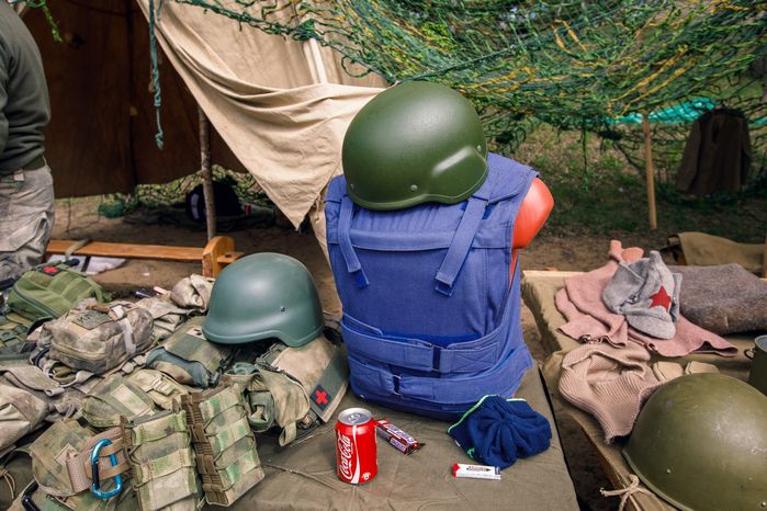 Военно-историческая реконструкция "Успех в единстве поколений" в Химках