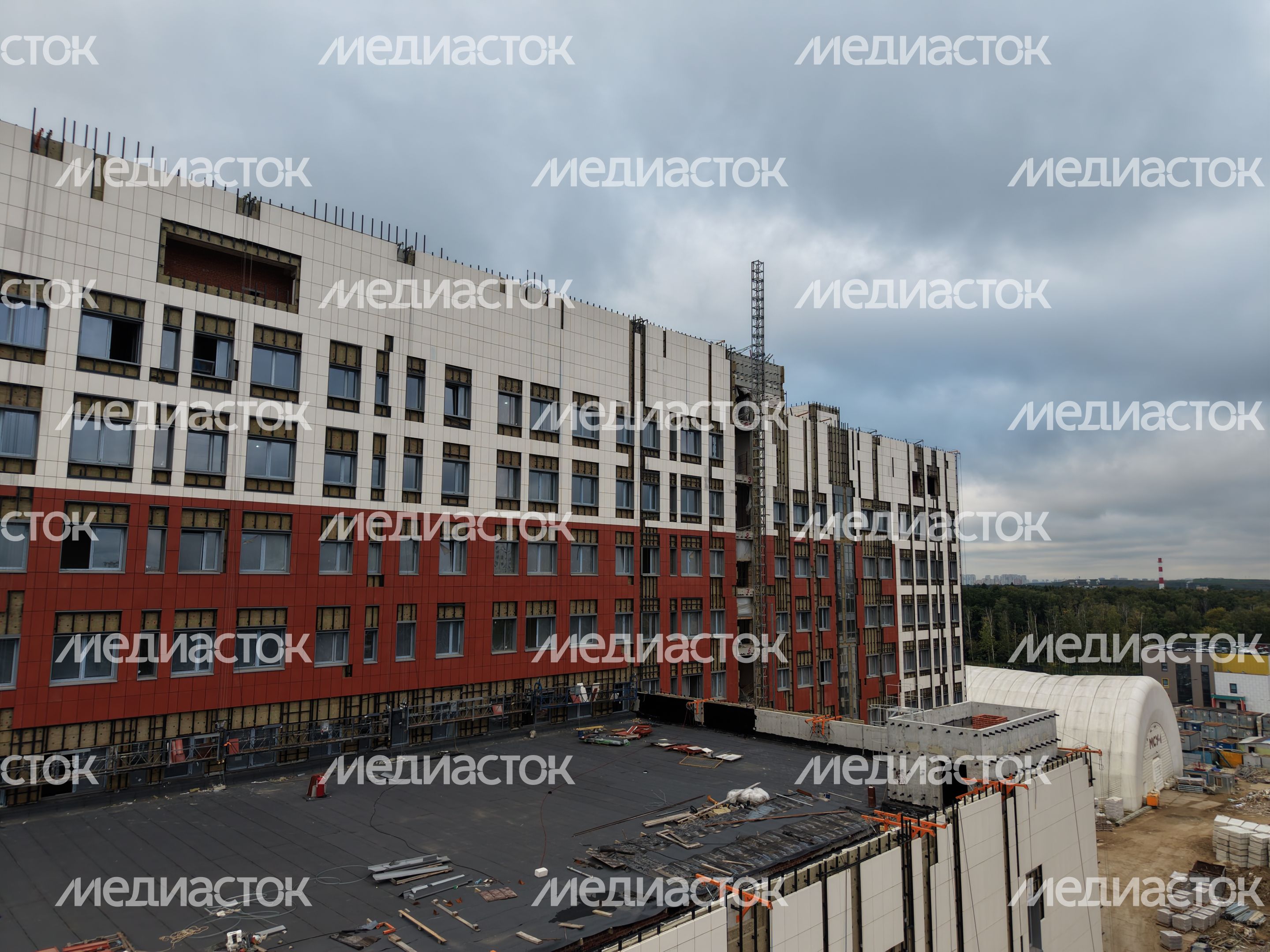 Строительство многопрофильной больницы в микрорайоне Ольгино города Балашиха Строительство многопрофильной больницы в микрорайоне Ольгино города Балашиха